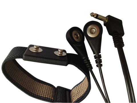 Cinturino da polso ESD regolabile per il controllo dell'elettricità statica in camera bianca