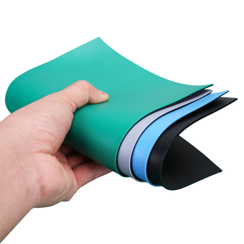 Tappetino da tavolo verde ESD Tappetino in gomma da laboratorio