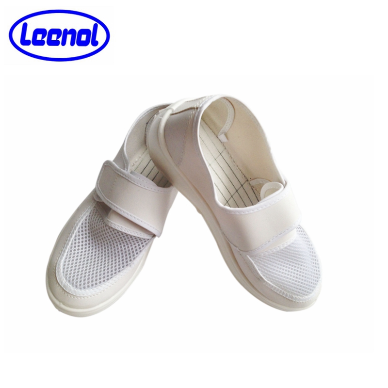 LN-1577106A Scarpe in rete antistatica per camere bianche Scarpe da lavoro ESD unisex