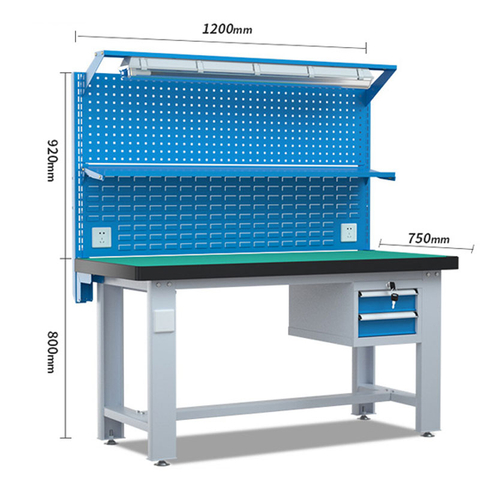 Workstation da laboratorio antistatica ESD regolabile per camera bianca